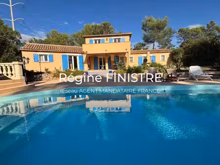 les arcs-sur-argens bastide t5 - 179 m² - 4 chambres - piscine - double garage - boulodrom