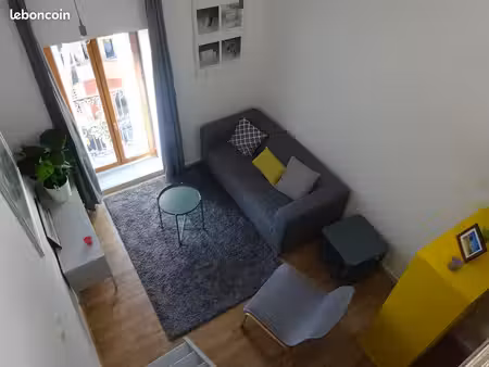 duplex t2 meublé 30m2 gare carnot