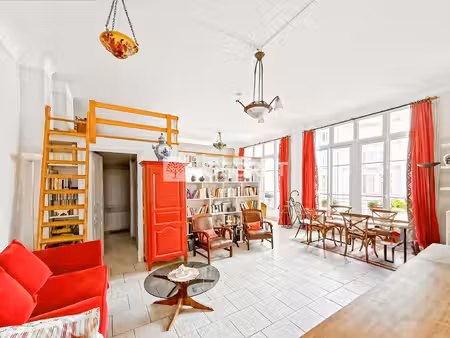 75009 paris - loft rue lamartine 61.32 m² carrez  68m² au sol