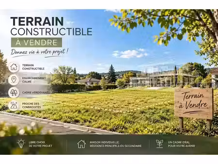 vente terrain 1300 m² à saint-gratien (80260)  100 000 €