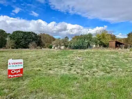 vente terrain à batir 1661 m² à sanguinet (40460)  215 000 €