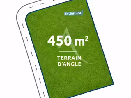 vente terrain 450 m² à perols (34470)  380 000 €