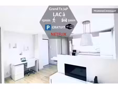 location meublée appartement 2 pièces 39 m² à annecy-le-vieux (74940)  3 500 €