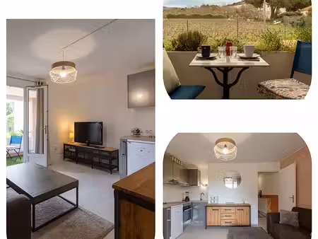 appartement meublé 30 m² – la croix-valmer – parking – 900 cc
