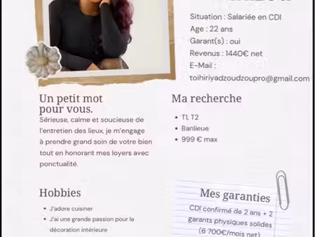 recherche t1 t2 en banlieue parisienne