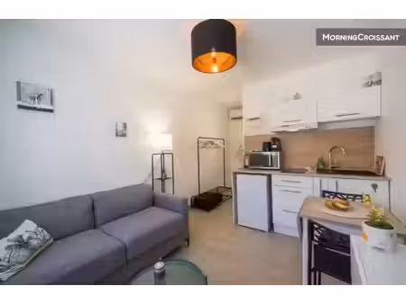 location meublée appartement 1 pièce 12 m² à cannes (06400)  760 €