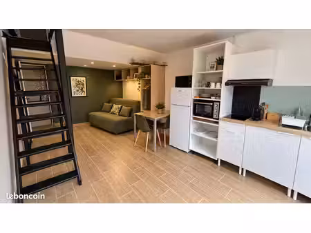 la rochelle – studio meublé rénové de 24 m² avec mezzanine – bail mobilité