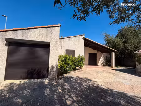 villa t3 climatisée avec jardin et double garage