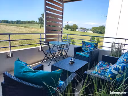 location t1 meublé avec terrasse