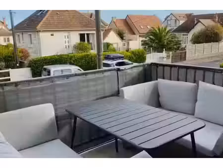 location meublée appartement 3 pièces 38 m² à ouistreham (14150)  900 €