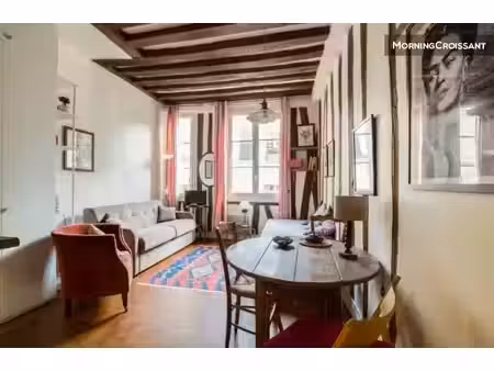 location meublée appartement 1 pièce 23 m² à paris 5ème (75005)  1 881 €