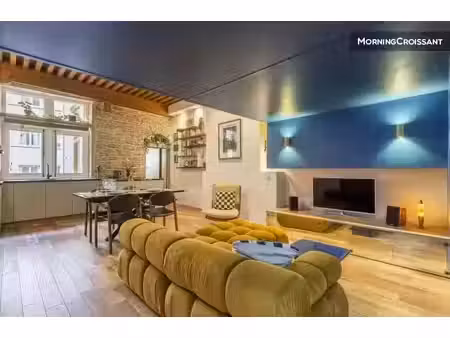 location meublée appartement 1 pièce 48 m² à lyon 1er (69001)  2 000 €