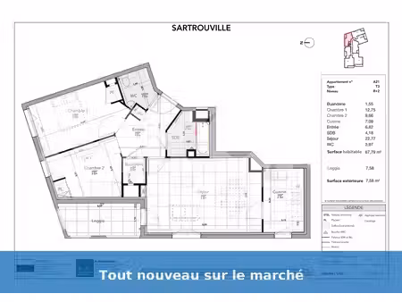 appartement type 3