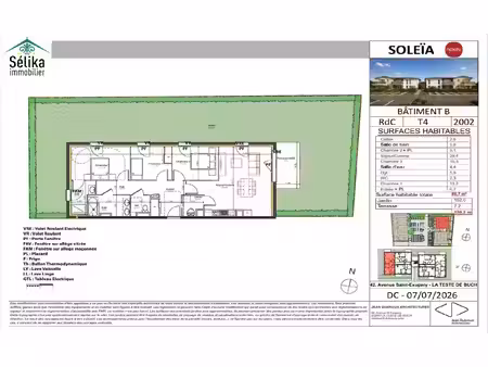 t4 neuf en vefa avec grand jardin et deux parkings