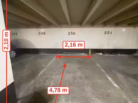 rue parmentier neuilly- emplacement de parking à vendre 2eme sous sol