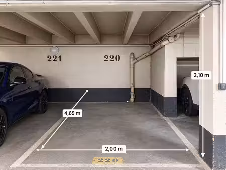 rue parmentier neuilly- emplacement de parking à vendre 2eme sous sol