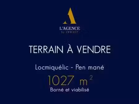 vente terrain à locmiquélic (56570) : à vendre / 1027m² locmiquélic