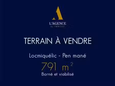 vente terrain à locmiquélic (56570) : à vendre / 791m² locmiquélic