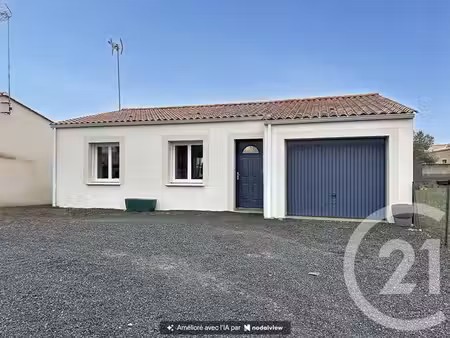 maison à vendre - 3 pièces - 67 59 m2 - nalliers - 85 - pays-de-loire