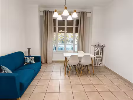 appartement - rdc - 51 91 m2 - 3 pièces - meublé