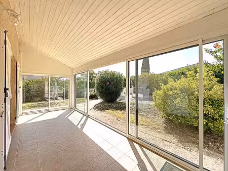 lagardelle-sur-leze - agréable maison t4 de plain-pied  avec véranda  garage et jardin au 