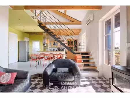 maison de caractère à l'esprit loft  un lieu de vie singulier et inspirant