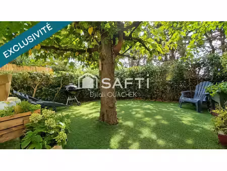 appartement 2 pièces de 40m² avec jardin et parking