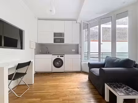 appartement paris 2ème - grand studio / 2 pieces - 28.01 m2 - sentier / grands boulevards