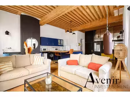 lyon 1 - pentes de la croix rousse ? appartement de 71m2 avec mezzanine