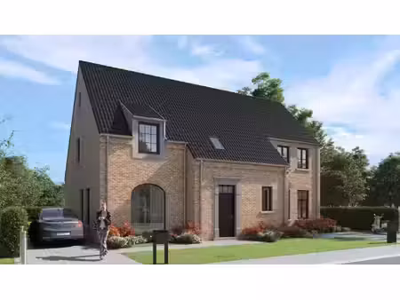 landelijke nieuwbouw in het groene buggenhout