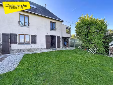maison mitoyenne 5 pièces 3 chambres à vendre à guehebert (50210) sur env. 600m² de terrai