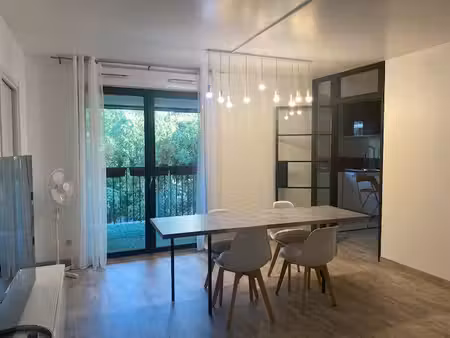 appartement 3 pièces meublé à louer à ris-orangis – quartier des docks  loggia et parking 