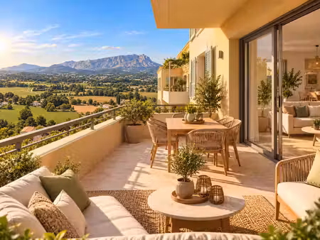 appartement neuf 4p - vue sainte victoire a coutheron
