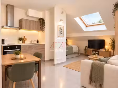 appartement studio en dernier etage 33 m2 utiles - 74100 vet
