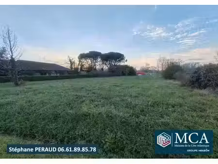 vente terrain 1540 m² à saint-cricq-du-gave (40300)  45 500 €