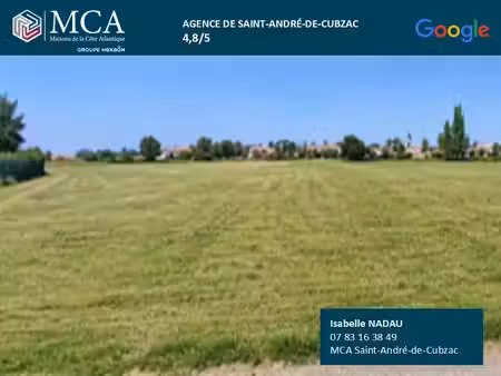 vente terrain 980 m² à bussac-forêt (17210)  37 000 €