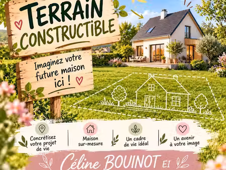vente terrain 1569 m² à saint-caprais-de-blaye (33820)  45 000 €