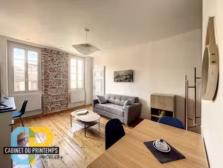 t2 meublé - 38.5m² - rue st hilaire