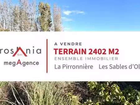 vente terrain aux sables-d'olonne (85100) : à vendre / 2402m² les sables-d'olonne