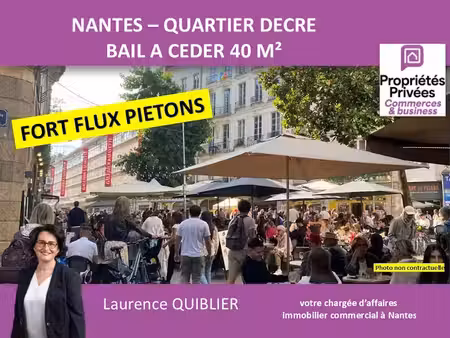 vente locaux professionnels 40 m² à nantes (44000)  224 000 €