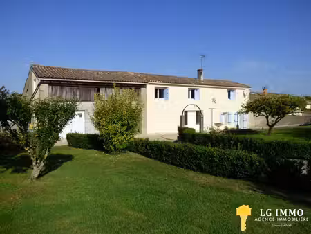 achat maison 6 pièces 172m² chenac st seurin d uzet 17120