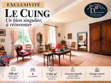 vente maison 11 pièces 350 m² à le cuing (31210)  93 000 €