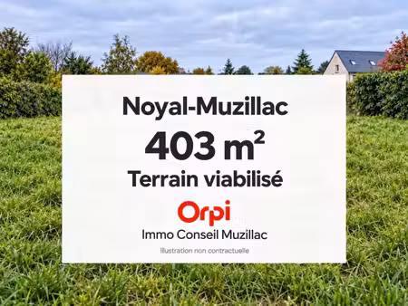 terrain 403 viabilisé noyal-muzillac