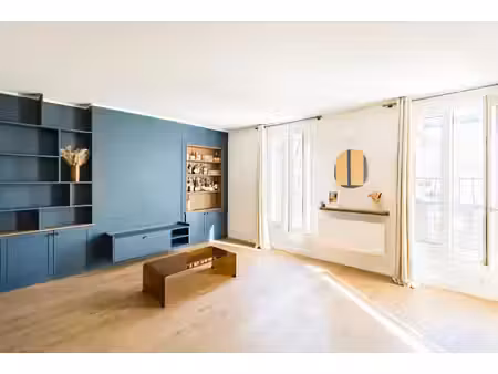 levallois-perret - jean-zay - appartement - 2 pièces - 45 34m² carrez - 45 95m² au sol - 1