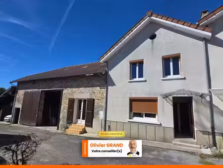 maison de village en pierre 5p + grange + garage + jardin - proche saint-junien