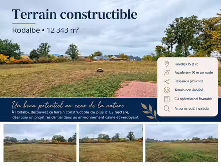terrain constructible à rodalbe