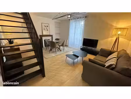 beau duplex meublé - quartier libération