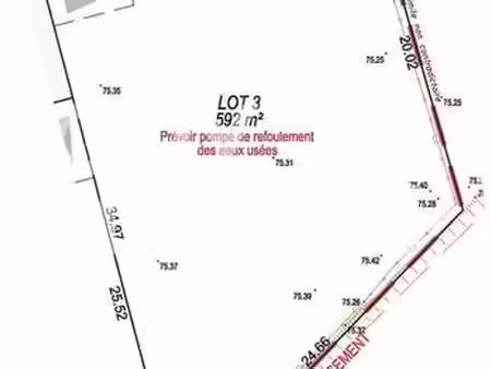 vente terrain à binic-etables-sur-mer (22680) : à vendre / 592m² binic-etables-sur-mer