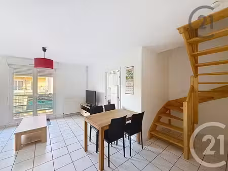 appartement duplex à louer - 3 pièces - 63 40 m2 - essey les nancy - 54 - lorraine