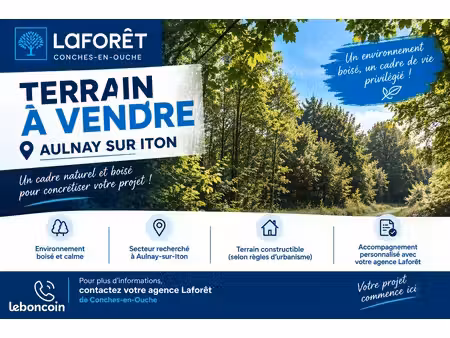 terrain 3315 m² aulnay sur iton